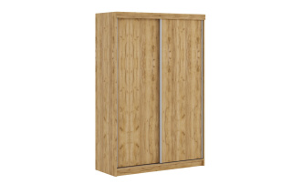 Szafa przesuwna Pola 150 cm w kolorze dąb craft złoty bez luster